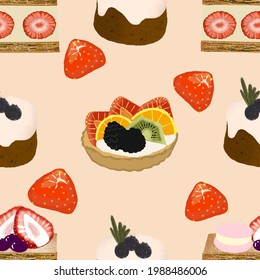 Patrón sin fisuras de Gingham. Textura de rhombus, cuadros para vestir, papel, ropa, manteles. Copiar espacio, para el texto. Ilustración vectorial.