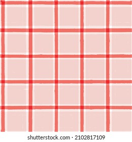 Gingham seamless pattern. watercolor strokes texture for textile: shirts, plaid, tablecloths, clothes, blankets, paper, makeup. vector checkered summer print