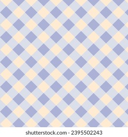 Patrón sin fisuras de Gingham.Patrón de repetición de plaid tartán controlado.Papel de fondo de ilustración vectorial geométrica