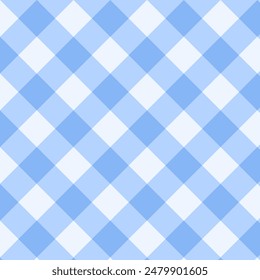Cuadros sin patrón.Cuadros tartán a cuadros patrón de repetición en azul.Fondo de pantalla de fondo de Ilustración vectorial geométrica.