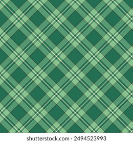 Gingham seamless pattern.Checkered tartan plaid with twill weave repeat pattern in green brown beige. Geometric graphic vector illustration background design for fabric and print. 