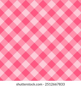 Gingham padrão sem emenda.Tartã xadrez padrão repetido em rosa.Geometric vetor fundo papel de parede
