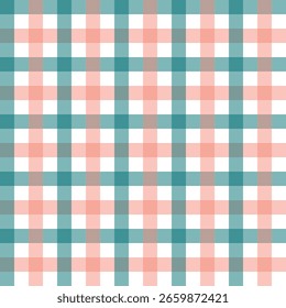 Gingham padrão sem emenda. Tartan xadrez xadrez padrão de repetição para Christmas.Geometric vetor fundo papel de parede.