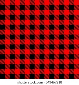 Gingham seamless plaid pattern