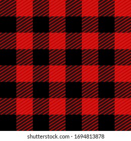 Gingham seamless plaid pattern. Collection of red tartan seamless pattern. Set checkered colors tablecloth seamless pattern.