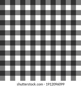Gingham tablecloth seamless pattern background