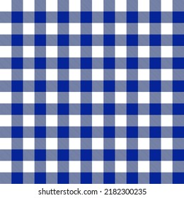 Gingham tablecloth vector seamless pattern