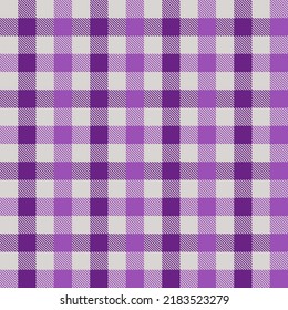 Gingham tablecloth vector seamless pattern