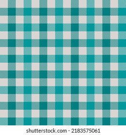 Gingham tablecloth vector seamless pattern