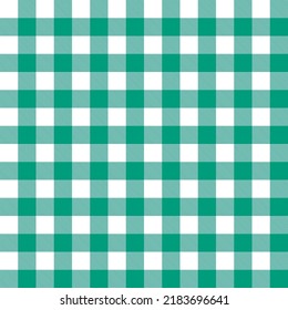 Gingham tablecloth vector seamless pattern
