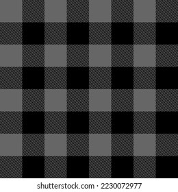 Gingham tablecloth vector seamless pattern