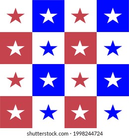 Gingham USA background for independence,veterans labor , Memorial Day and events. Vector illustration.