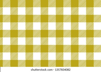 Gingham yellow pattern. Texture from rhombus/squares for - plaid, tablecloths, clothes, shirts, dresses, paper and other textile products