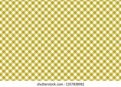 Gingham yellow pattern. Texture from rhombus/squares for - plaid, tablecloths, clothes, shirts, dresses, paper and other textile products