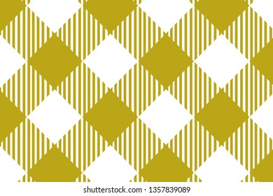 Gingham yellow pattern. Texture from rhombus/squares for - plaid, tablecloths, clothes, shirts, dresses, paper and other textile products