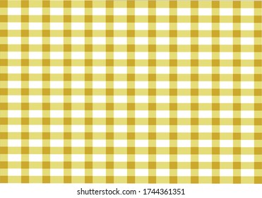 gingham yellow vichy design vector hand drawn paper print fabric design illustration