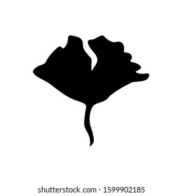 Ginkgo biloba icon isolated on clean background. Ginkgo biloba icon concept drawing icon in modern style. Vector illustration for your web mobile logo app UI design. eps10