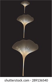 Ginkgo Biloba leaf  for logo