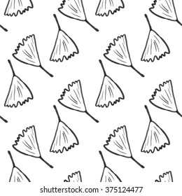 Ginkgo biloba pattern seamless