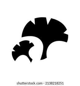 Ginkgo Icon Vector Symbol Design Illustration