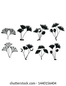 
Ginkgo Icons vector symbol icon