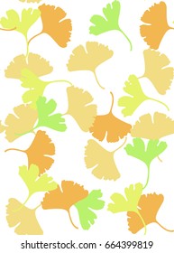 Ginkgo leaf background image