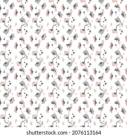 Ginkgo leaves on white background vector. Luxury Floral art deco. Gold natural pattern design Vector illustration.