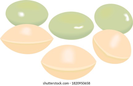 
Ginkgo is the nut of a ginkgo tree.