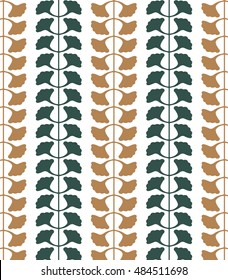 Ginkgo vine pattern. wallpaper in autumn theme