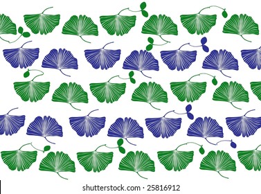 ginkobiloba leaf and seed ornament