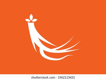 Ginseng design vector icon illustration template