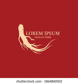 Ginseng icon illustration design vector 