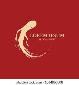 Ginseng icon illustration design vector 