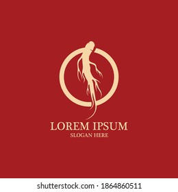 Ginseng icon illustration design vector 