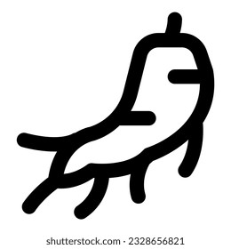 ginseng icon vector illustration asset element