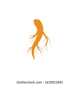 Ginseng icon Vector Illustration design Logo template