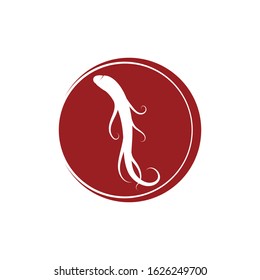 Ginseng icon Vector Illustration design Logo template