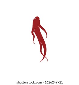 Ginseng icon Vector Illustration design Logo template