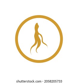 Ginseng icon Vector Illustration design Logo template