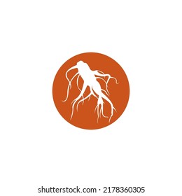 Ginseng icon vector illustration design template