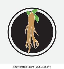 ginseng icon vector illustration template design