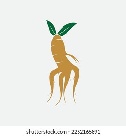 ginseng icon vector illustration template design
