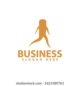 ginseng logo template design vector icon illustration