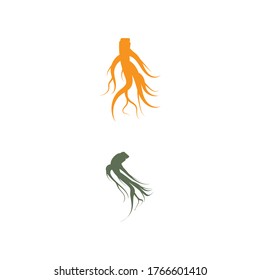 Ginseng Logo Template vector symbol nature