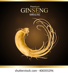 Ginseng Premium Vector 