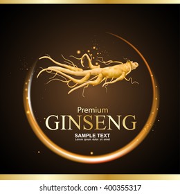 Ginseng Premium Vector 