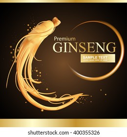 Ginseng Premium Vector 