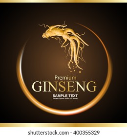 Ginseng Premium Vector 