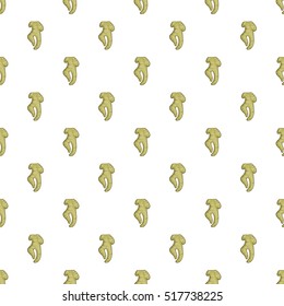Ginseng rot pattern. Cartoon illustration of ginseng rot vector pattern for web