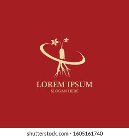 Ginseng vector icon illustration design